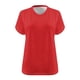thumbnail image 3 of Hecho para Más Camisa Mujeres de Cuello en V de Gran Tamaño de Manga Corta Top Sólido, Base de Verano Deportivo Tee para el Uso Diario Y Casual Del Hogar, Bastidor de Imitación Ligero, 3 of 3