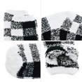 thumbnail image 4 of Zando Womens Black Fuzzy Socks Bulk Warm Fuzzy Slipper Socks Thick Softest Fuzzy Crew Socks Gifts, 4 of 6