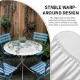 thumbnail image 4 of Spring Green Eucalyptus Leaves Round Fitted Tablecloth with Elastic Edge, Waterproof Table Cloth Table Cover for 36"-44" Tables, Summer Rustic Botanical Tablecloths for Dining Picnic Indoor Outdoor, 4 of 9