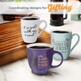 thumbnail image 5 of Strength and Dignity Proverbs 31 Woman Bible Verse Ceramic Coffee/Tea Mug Purple Sunflower Christian Coffee Cup for Women, 14 oz, 5 of 6