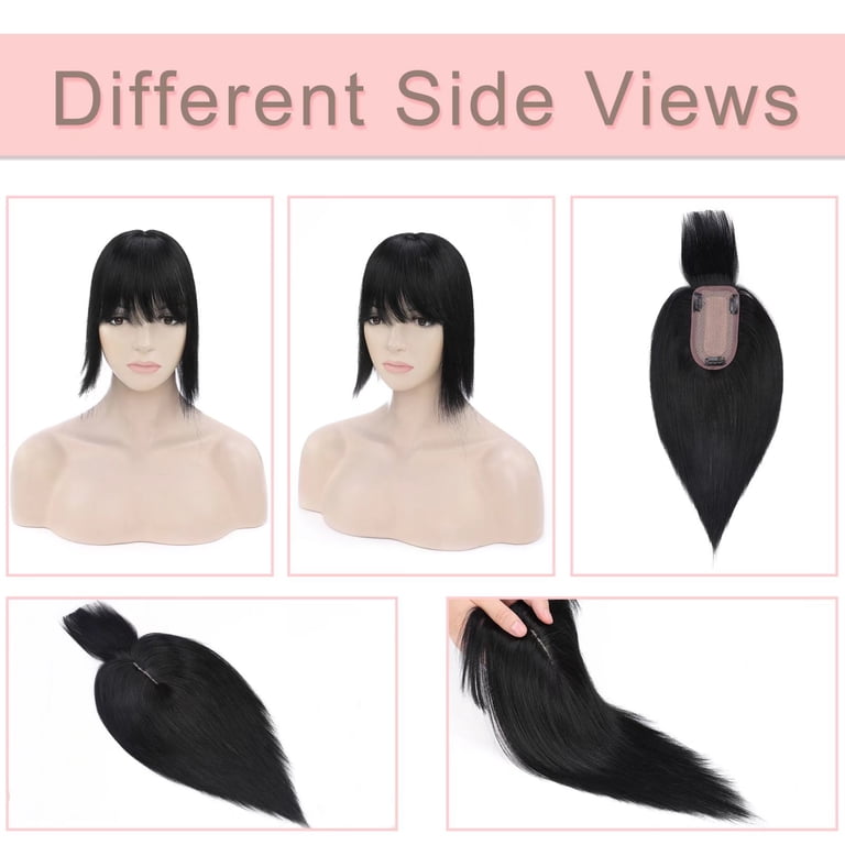 MY-LADY 100% Remy Human Hair Women Topper Hair Toppers Silk  display picture 1