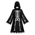 thumbnail image 6 of LIIPEE Kids Halloween Costumes Boys Girls Unisex Capes And Mask Skeleton Fancy Dress Up Clothes,9-12 Years, 6 of 9