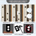 thumbnail image 3 of Yayeee Blank Wall Plate Cover 1-Gang 4.5"x2.7" Home Unused Decorative Outlet, Beige Abstract Dots, 3 of 7