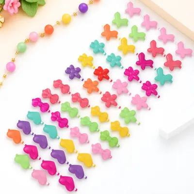 Raindrops 50pcs Small Hair Barrettes for Party with Hair Accessories Assorted Color