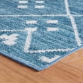 thumbnail image 5 of Dash & Albert Kota Machine Washable Rug, 5' x 8', Indigo, 5 of 7