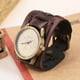 thumbnail image 4 of Qarigey Reloj de para hombre, decoración de moda, correa de cuero, reloj de de cuarzo, relojes de pulsera, accesorios para trabajo Relojes Marrón Qarigey AP0112-02, 4 of 6