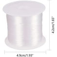 thumbnail image 3 of 109 Yards 0.25mm Clear Fishing Line Invisible Nylon Thread Jewelry String Wire Crystal Beading Cords String, 3 of 9