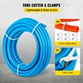 thumbnail image 6 of VEVORbrand Oxygen O2 Barrier PEX Tubing - 2 Rolls of 1/2 inch X 300 FT Tube Coil - EVOH PEX-B Pipe for Residential Commercial Radiant Floor Heating Pex Pipe, 6 of 8