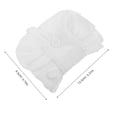thumbnail image 2 of SHOWERORO 1 Pair Layered Cuff Warmers for Teens Cotton with Ruffle Trim Office Settings, 2 of 7