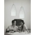 thumbnail image 2 of Besa Karli 5 3/4"W Bronze Blue Cloud Glass LED Mini Pendant, 2 of 3