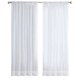 thumbnail image 1 of Cortinas transparentes blancas de 4 paneles de 84 pulgadas de largo para dormitorio y sala de estar, 1 of 6