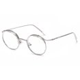 thumbnail image 1 of MesaSe Monture de Lunettes Rondes Vintage en Métal Lunettes de Lecture Monture de Lunettes Rondes Unisexe, 1 of 5