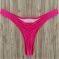thumbnail image 4 of Clearance! Prolriy Thong Bikini Beachwear Size Women Plus Swimsuit Swimjupmsuit Swimwear Print Padded Swimwears Tankinis Set Womens Underwear Hot Pink XXXXXL, 4 of 4