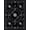 Black Gray, Pattern 1, variant on ODIKA 8'x10' Washable Area Rug Non-Shedding, Easy Care, Vinyl Note Record Album Disc Motif Border Round Cd Themed Music Flowing Dynamic for King Size Bedroom Under Bed, Master Suite