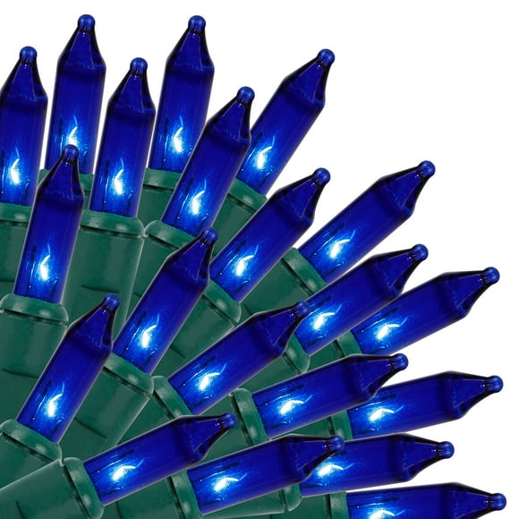 Luces navideñas Twinkle Star Blue, 33 m, 150 LED, para interiores y exteriores
