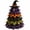 E, variant on Lypsnake DIY Halloween Quilted Fabric Tree Kit, Vintage Pumpkin Sunflower Patchwork, 3D Padded Sewing Craft Project for Autumn Harvest Decor