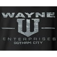 thumbnail image 2 of Wayne Enterprises Hoodie Metallic Silver Print, 2 of 4