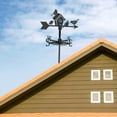 thumbnail image 5 of Weather Vane Measuring Tools Roof Mount, Farm Scene for Outdoor Crafts, 5 of 6