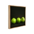thumbnail image 4 of Stupell Industries Apple Trio Still Life Food & Beverage Painting Brown Floater Framed Canvas Art Print Wall Art, 18 x 18, 4 of 10