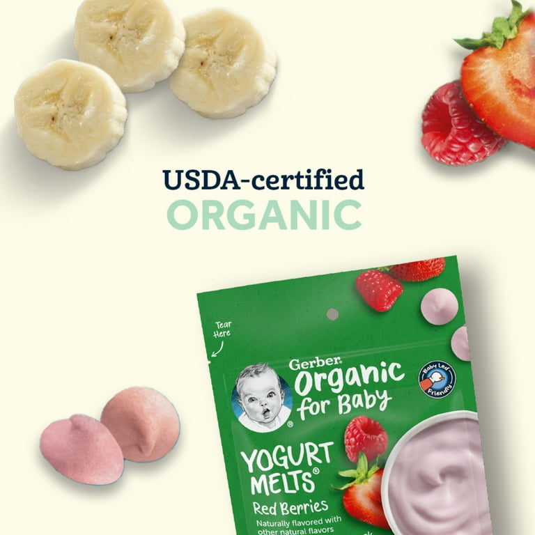 Gerber organic sale yogurt melts