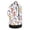 Colorful Floral Prints, variant on Large Capacity Drawstring Laundry Backpack Portable Dirty Clothes Hamper Blue and White Floral Pattern