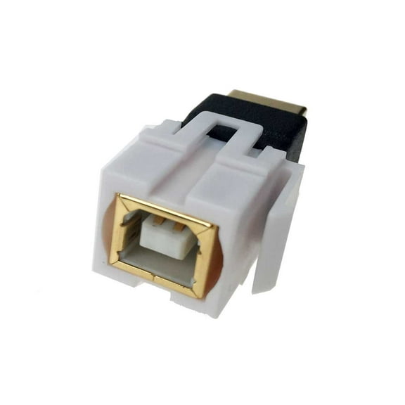 SF Cable USB 2.0 Type B  F/F Keystone Jack Flush Type