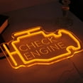 thumbnail image 5 of UPONRAY Check Engine Neon Signs, 11.8'*8.6' Dimmable & USB-Powered LED Neon Light, Stylish Wall Decor for Man Cave, Garage, Workshop(Engraved Letters), 5 of 8