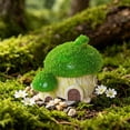 thumbnail image 5 of Z52LingLing Decoration Miniature Mushroom House Resin Figurine Fairy Tale Cottage Aquarium Landscaping Ornament for Fish Tank Desktop DIY Layout Style D, 5 of 5