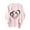 Pink3, variant on GERsome Sweet Heart Sweater for Women Crew Neck Valentines Heart Pattern Pullovers