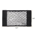 thumbnail image 2 of Uxcell 2pcs Universal Mesh Cargo Net 15.7" x 9.8" Automotive Cargo Net Wall Sticker Organizer Pouch Bag Hook and Loop Elastic Storage Mesh Net with 4pcs Tape Stickers for Truck SUV RV, 2 of 7