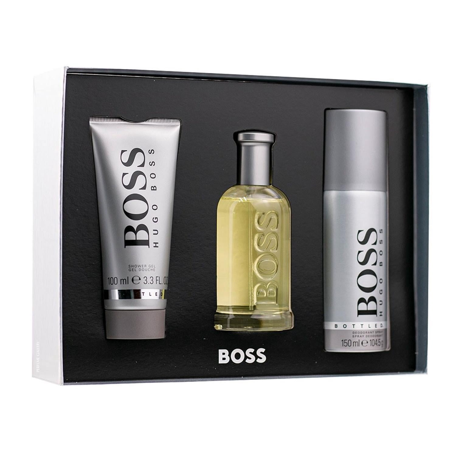 Hugo Boss Men's Cologne Gift Set - 3 Piece Set with 3.3 Oz Eau De