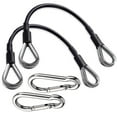 thumbnail image 1 of 2Pc Fitness Equipment Wire Rope Gym Cable Extension with Carabiner, 1 of 6
