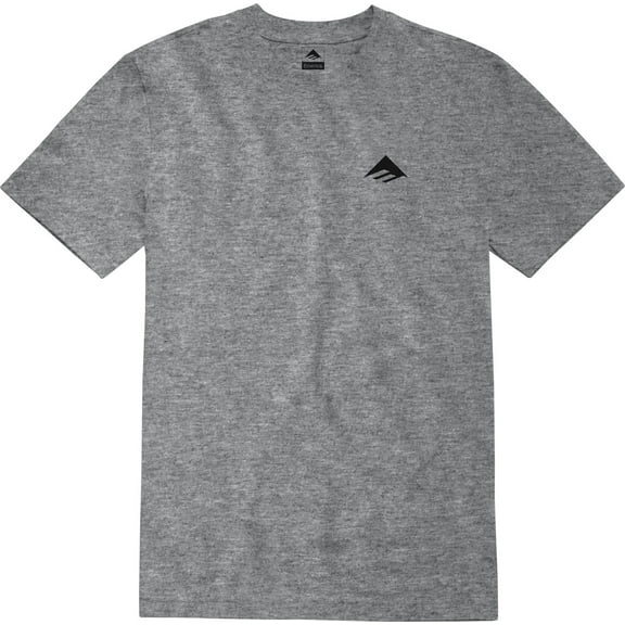 Emerica Men's T-Shirt Justified Triangle Short Sleeve Crewneck Tee (Small, Heather Grey)