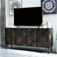 thumbnail image 6 of Signature Design by Ashley Chasinfield 73" TV Stand in Dark Brown, 6 of 11