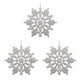 thumbnail image 3 of Yuarrent 12 piezas Hotel al aire libre Navidad copo de nieve decoración Navidad sala de estar colgante decoración vacaciones festival banquete Type1 NO1, 3 of 6