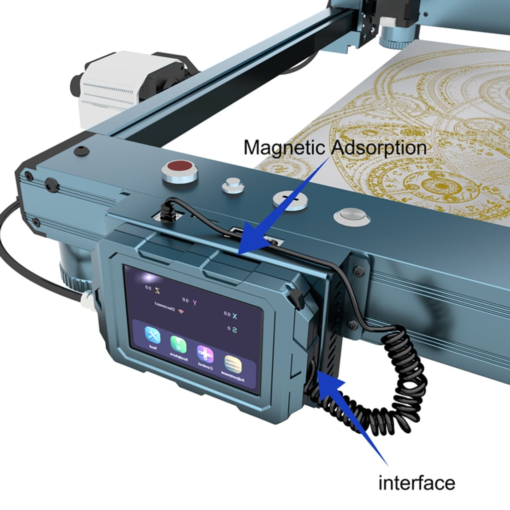 User Friendly 3.5inch Touch Display For Engraving Machines Streamlined Operation And Quickly Copy Engraving