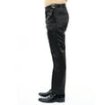 thumbnail image 2 of Mens Tuxedo Satin Dress Pants, Shiny Open Bottom Trousers For Graduations, Prom, Weddings, Etc, 2 of 3