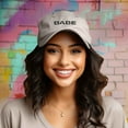 thumbnail image 3 of Dalix Babe Embroidered Cotton Baseball Cap Adjustable Dad Hat Womens in Beige, 3 of 5