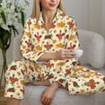 thumbnail image 6 of Sikiie Thanksgiving Turkeys Pajamas for Women Set, Womens Pajama Sets, Lounge Sets for Women, 2pjs for Women-XX-Large, 6 of 7