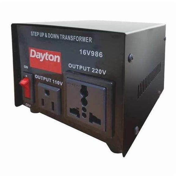 Dayton Step Up/Down Voltage Converter, 500VA 16V986
