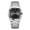 All silver and black, variant on New men's watch, dual calendar, ultra-thin butterfly clasp, steel band quartz watch, men's wristwatch, business fashion trendy men's watch
