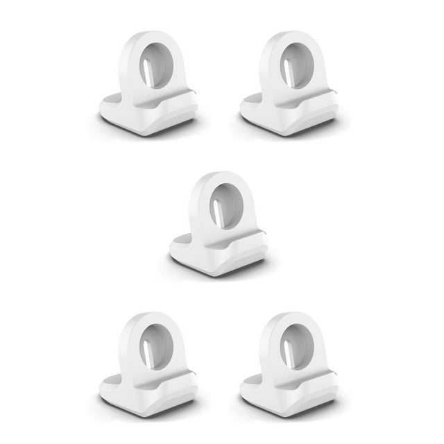 ZLight Smartwatch Charging Stand Non-Slip Charger Holder Small Nightstand Support Electronics Replacement for Watch White 5Set