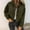#610-Green, variant on Women's Corduroy Cardigan Jacket, Hooded Long Sleeve, Soft Warm for Casual Daily Wear and Outdoor