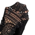 thumbnail image 6 of Womens Summer Tops Lace Cove Up Neck Long Sleeve Sweater Crochet Hollow Out Knit Pullover Cover Up Womens Clothing One Size, 6 of 6