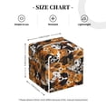 thumbnail image 4 of Balery Dogs Different Breeds Porta Pañuelos de Cuero con Estampado – Funda Moderna Cuadrada para Caja de Pañuelos, Dispensador 5x5x5'', 4 of 7