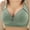 Mint Green, variant on Women Fashion Casual Breathable Tube Top Bra Underwear Without Steel Ring Gathering And Adjusting Bro Sports Bra Non Removable Pads Bras Front Closure Womens Bras Pack plus Sized Sports Bra Womens