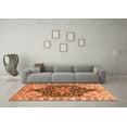 thumbnail image 3 of Ahgly Company Indoor Square Geometric Orange Traditional Area Rugs, 4' Square, 3 of 4