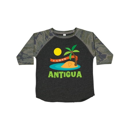 

Inktastic I Love Antigua Gift Toddler Boy or Toddler Girl T-Shirt