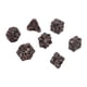thumbnail image 1 of Dados De Poliedro, Juego De Dados Huecos De Metal Tallado Calado De Cobre, Más Grueso Y Duradero Para La Enseñanza De Matemáticas ANGGREK Metal Dice, 1 of 8