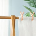 thumbnail image 4 of pstuiky Clothes Pins, 8 Medium Plastic Clips Quilts Socks Clothes Underwear Socks Drying Clips Household Strong Clothes Drying Racks Mini Clothes Pins Clothes Pin Bag for Line Sale, 4 of 4